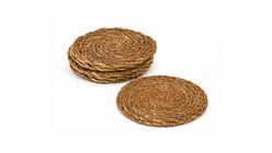 Deka Home 6 Pack Wicker Coaster