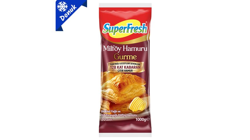 SuperFresh Butter Puff Pastry Gourmet 1000 g