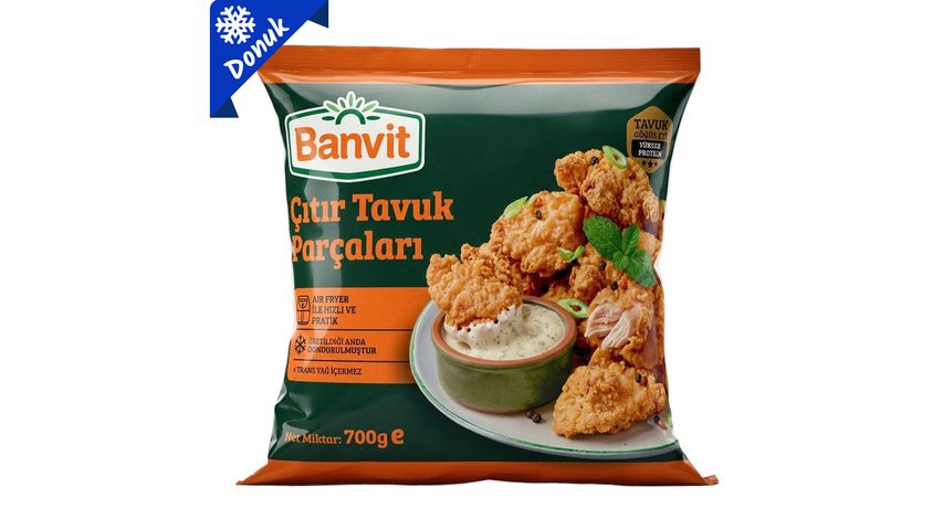 Banvit Frozen Crispy Chicken Pieces 700 g