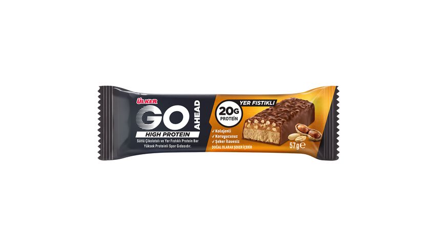 Ülker Go Ahead High Protein Peanut Bar 57 g