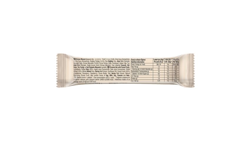 Ülker Go Ahead Wild Berry Granola Bar 25 g