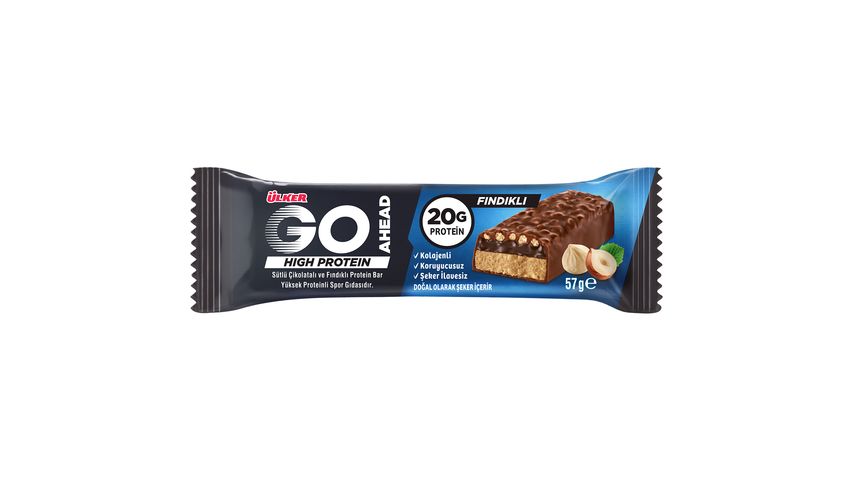 Ülker Go Ahead High Protein Hazelnut Bar 57 g