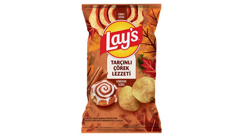 Lay's Cinnamon Roll Flavored Potato Chips Super Size 125 g