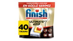 Finish Ultimate Plus Lemon Dishwasher Detergent Tablets 40 Capsules