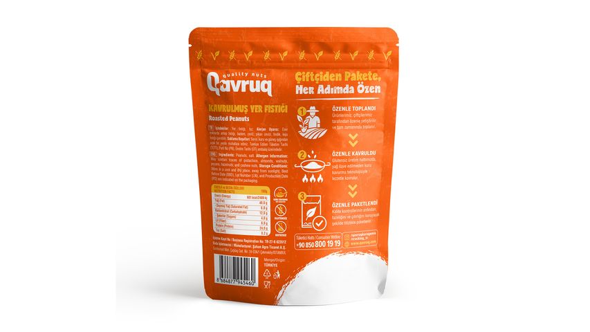 Qavruq Gluten-Free Salted Peanuts 200 g