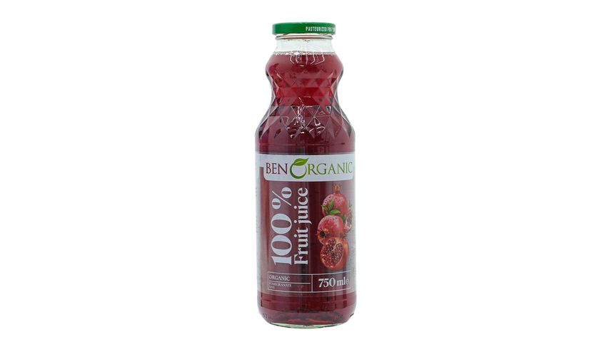 Benorganic Organic Orange & Pomegranate Juice 750 ml
