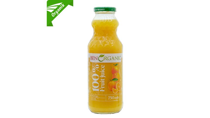 Benorganic Organic Orange Juice 750 ml