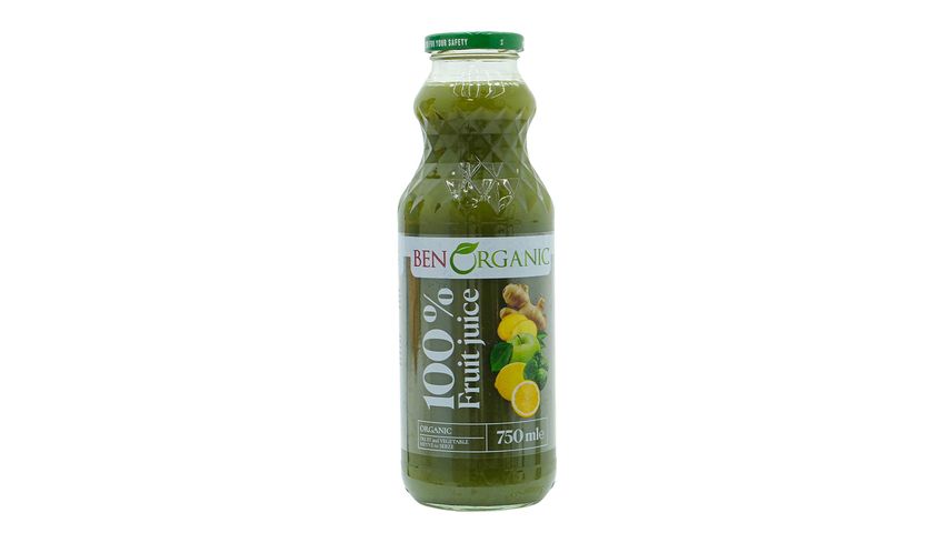 Benorganic Organic Green Vegetable Juice 750 ml