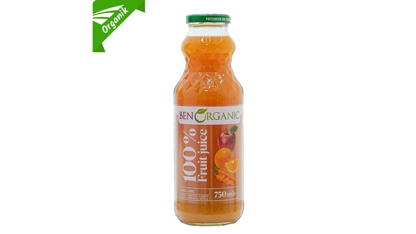 Benorganic Organic Apple, Orange & Carrot Juice 750 ml