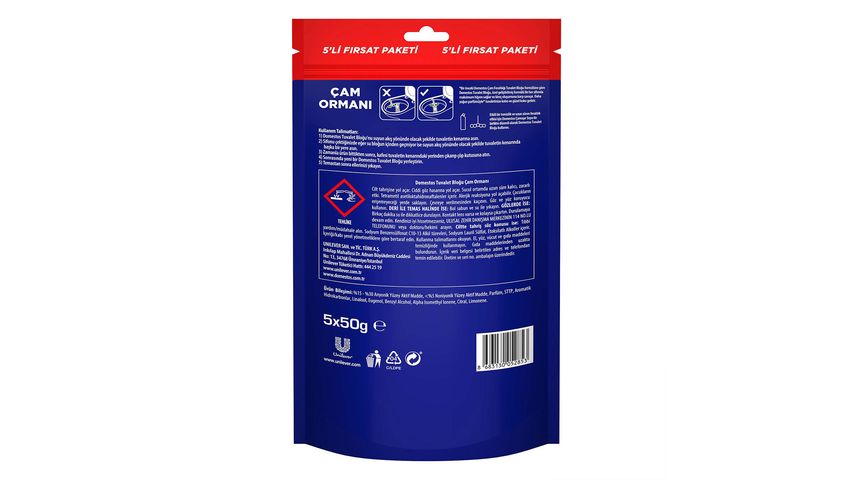 Domestos Toilet Block Pine 5x Power 250 g