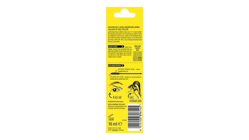 Got2b Glued 2-in-1 Eyebrow & Baby Hair Fixing Mascara 16 ml