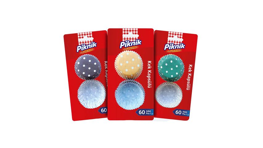 Piknik Cupcake Liners 60 pcs