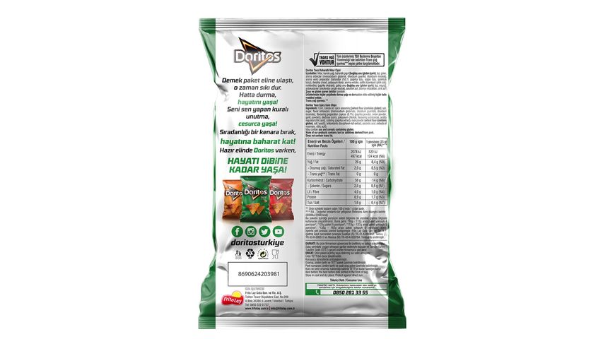 Doritos Taco Spicy Corn Chips Party Size 185 g