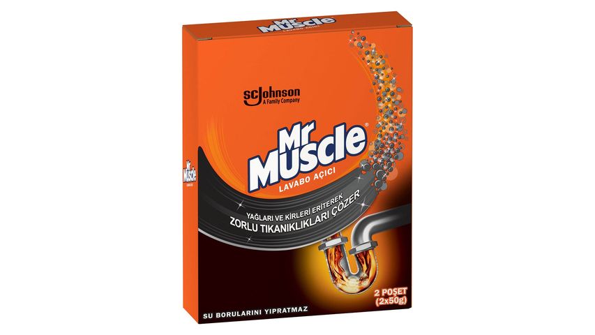 Mr. Muscle Granular Drain Cleaner 2-Pack 2x50 g