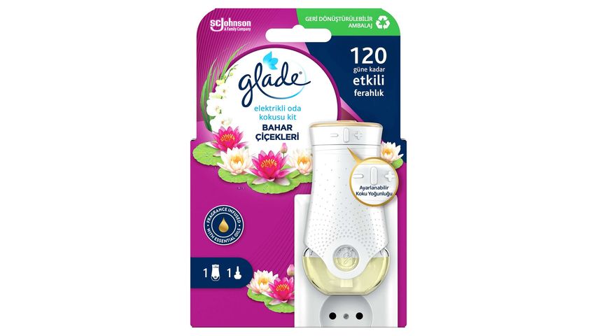Glade Electric Air Freshener System & Refill Spring Flowers 20 ml