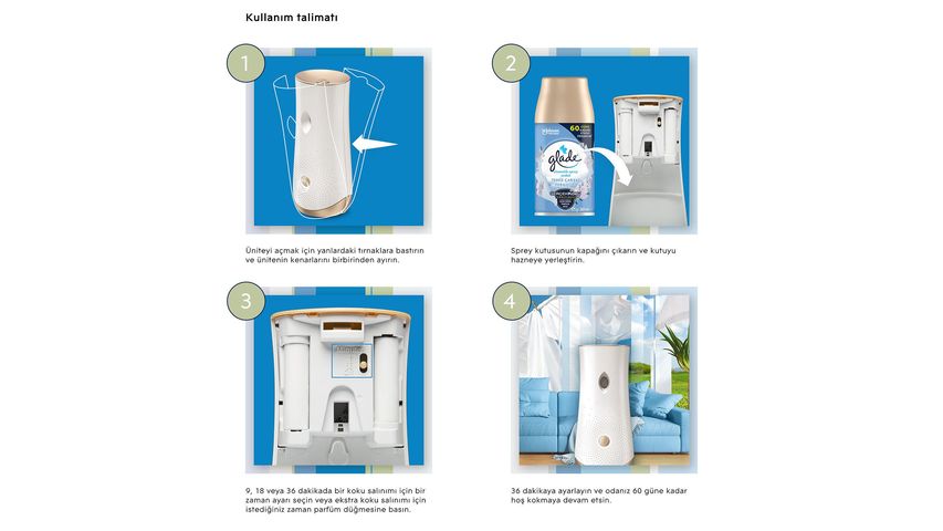 Glade Automatic Spray Refill Clean Linen 269 ml