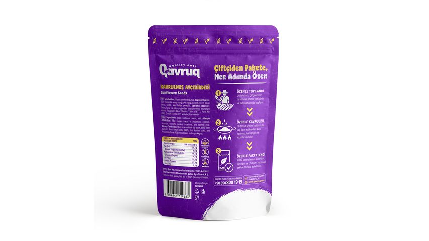 Qavruq Gluten-Free Salted Sunflower Seeds 200 g