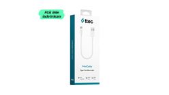 ttec MiniCable Type-C USB-A Şarj Kablosu Beyaz 30 cm